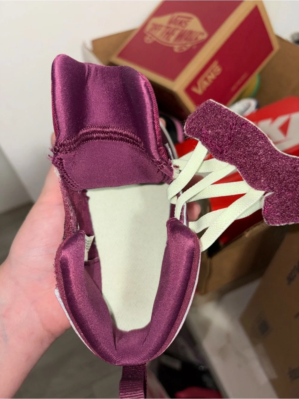 Nike Kids Pink and Burgundy Low-Top Sneaker
